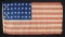 INTERESTING 34 STAR US FLAG.