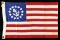 TWO AMERICAN MARITIME FLAGS.