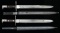 2 U.S. SPRINGFIELD MODEL 1892 KRAG RIFLE BAYONETS.