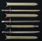 LOT OF 3 M1917 BAYONETS & 1 SCABBARD.