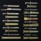 LOT OF 11 MOSTLY US BAYONETS.