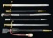 LOT OF 3 GERMAN WWI DRESS BAYONETS.