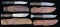 LOT OF 4 US WWII ERA FIGHTING KNIVES.