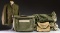 MILITARY DUFFLE BAGS, FIELD GEAR & A UNIFORM.