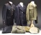 WWI & WWII AMERICAN & BRITISH UNIFORM PARTS.