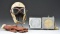 WWII JAPANESE FLIGHT HELMET, GOGGLES, GLOVES &