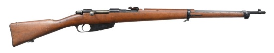 WW2 GERMAN MODIFIED M41 CARCANO BOLT ACTION RIFLE.