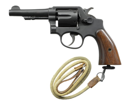 S&W VICTORY MODEL REVOLVER.