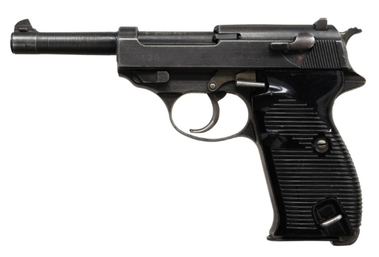 LATE WAR WALTHER AC45 P38 SEMI AUTO PISTOL.