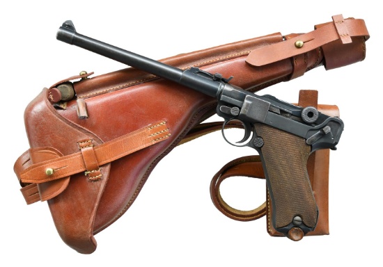 GERMAN WORLD WAR I DWM LP.08 SEMI-AUTOMATIC PISTOL