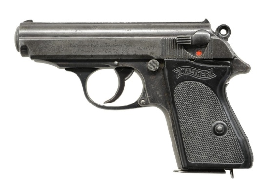 WW2 WALTHER PPK SEMI AUTO PISTOL.