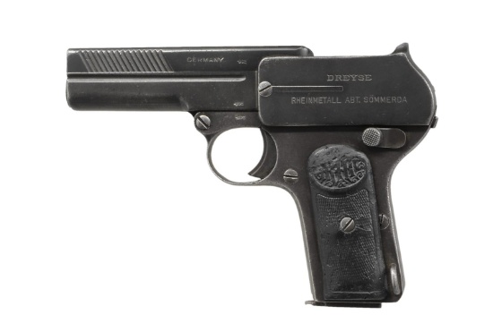 DREYSE MODEL 1907 SEMI AUTO PISTOL.
