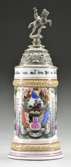 IMPERIAL GERMAN REGIMENTAL STEIN FROM THE KING'S