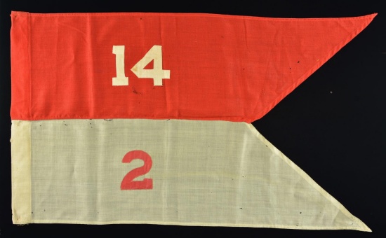 RARE 14TH US CAVALRY, 2ND BATTALION GUIDON, "IN