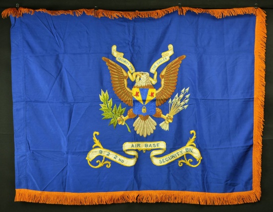 WW2 ARMY AIR FORCE 922ND AIR BASE SECURITY FLAG.