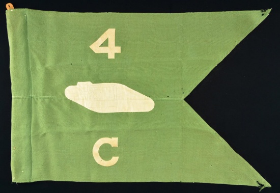 4TH TANK BRIGADE? WW2 ERA GUIDON.
