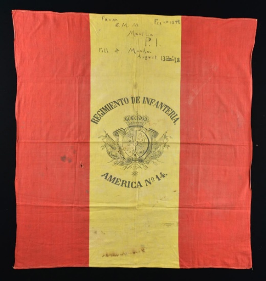 SPANISH AMERICAN WAR "LA BANDERA DE MOCHILLA"