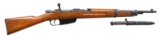2 FINNISH MARKED M38 CARCANO BOLT ACTION CARBINES.