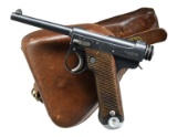 WW2 NAMBU RIFLE FACTORY TYPE 14 SEMI AUTO PISTOL.