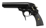 WWII GERMAN LUFTWAFFE DOUBLE BARREL FLARE PISTOL.