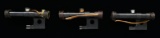 LOT OF 3 WW2 RUSSIAN PU SNIPER SCOPES/