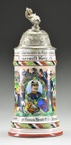 IMPERIAL GERMAN REGIMENTAL STEIN FROM THE HESSIAN