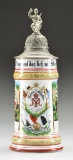 IMPERIAL GERMAN REGIMENTAL STEIN FROM THE 117th