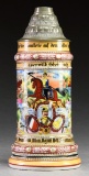 IMPERIAL GERMAN REGIMENTAL STEIN FROM THE 2nd