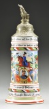 IMPERIAL GERMAN REGIMENTAL STEIN FROM THE 2nd