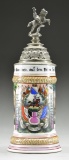 IMPERIAL GERMAN REGIMENTAL STEIN FROM THE KING'S