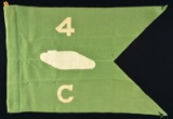 4TH TANK BRIGADE? WW2 ERA GUIDON.