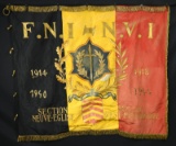 WORLD WAR 1 BELGIUM VETERANS FLAG.