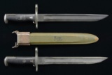 LOT OF 2 US M1 BAYONETS.