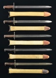 GROUPING OF 5 DESIRABLE US MODEL 1905 BAYONETS