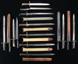INTERESTING GROUPING OF10 BAYONETS FOR SPRINGFIELD