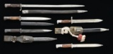 5 PRE-WWI TO WWII GERMAN BAYONETS.