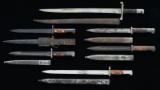 GROUPING OF EUROPEAN BAYONETS.