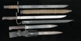 DESIRABLE WW2 AXIS BAYONETS - 2 JAPANESE AND 1