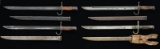 GROUPING OF FOUR WWII JAPANESE TYPE 30 BAYONETS.