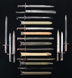 LOT OF 11 US BAYONETS.