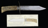 WWII US FIGHTING KNIFE OF THE NEW CALEDONIA STYLE.