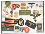 WWII GERMAN MILITARIA WITH ITALIAN & VARIOUS OTHER
