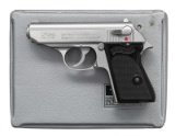 INTERARMS WALTHER PPK SEMI AUTO PISTOL.