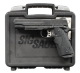 SIG SAUER 1911 SEMI-AUTOMATIC PISTOL WITH CASE.