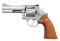 STAINLESS STEEL SMITH & WESSON MODEL 686 REVOLVER.