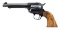 2 RUGER FLAT GATE SINGLE-SIX REVOLVERS.