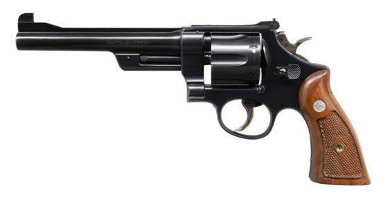 SCARCE SMITH & WESSON PRE 24 DA REVOLVER.