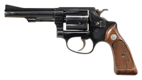 BLUED SMITH & WESSON MODEL 33-1 REVOLVER.