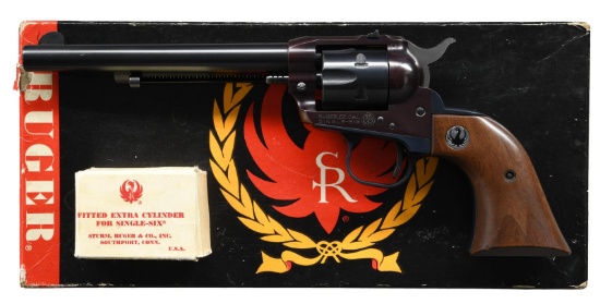 RUGER OLD MODEL SINGLE-SIX CONVERTIBLE REVOLVER.