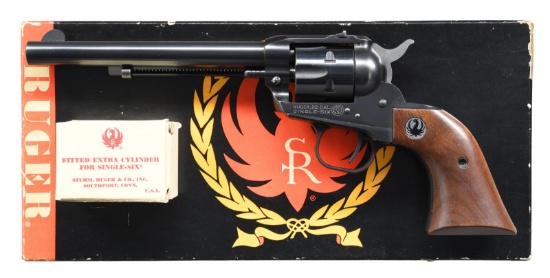 RUGER OLD MODEL SINGLE-SIX CONVERTIBLE REVOLVER.